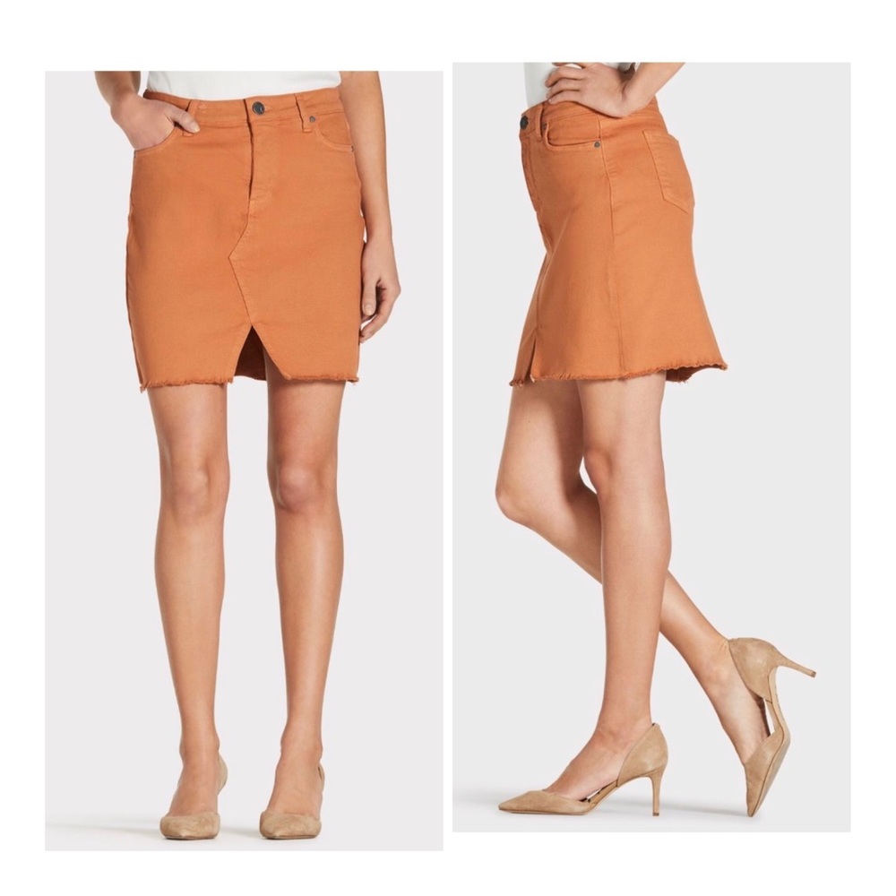 Kut From The Kloth Hannah Women’s Terracotta Pencil Mini Skirt Size 6 NWT